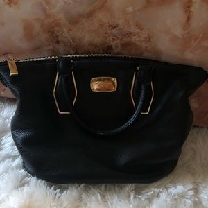 Michael Kors Black Leather Purse